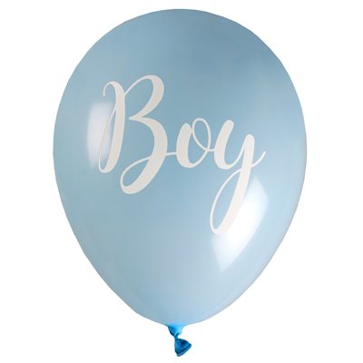 Ballon Girl or Boy ? Bleu Ø 23 cm Sachet de 8 pièces Ballon Girl or Boy ? Bleu Ø 23 cm Sachet de 8 pièces