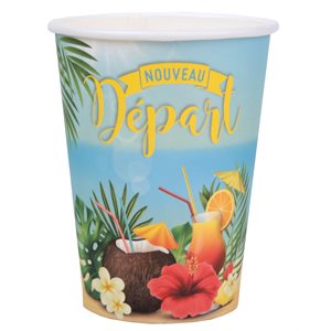 Gobelet Retraite Multicolore Ø 7.8 x 9.7 cm / 27cl Sachet de