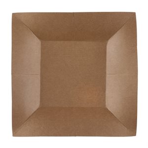Petite assiette carrée Kraft Kraft 18 x 18 cm Sachet de 10 p