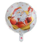 Ballon Alu Père Noël  18''