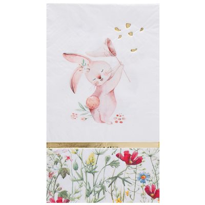 Serviette Pâques Multicolore 40 x 33 cm Sachet de 10 pièces Serviette Pâques Multicolore 40 x 33 cm Sachet de 10 pièces
