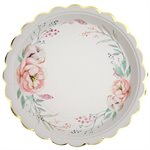 Assiette Mon p'tit lapin Multicolore Ø 23 cm Sachet de 10 pi