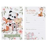 Carte invitation Explorateur Multi11 x 17 cm Sachet de 6