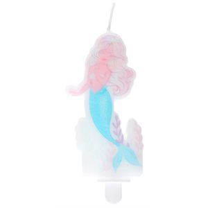Bougie Sirène Irisé 3.7 x 7.5 cm La pièce