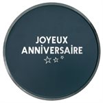 Assiette Star d'un jour Bleu canard Sachet de 10 pièces Ø 22