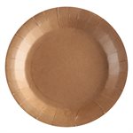 Grande assiette ronde Kraft Kraft Ø 22.5 cm Sachet de 10 piè