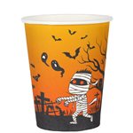 Gobelet Maison hantée Orange Ø 7.8 x 9.7 cm  /  27cl Sachet de