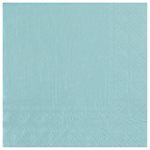 Serviette Crystal Bleu clair Sachet de 25 pièces 33 x 33 cm