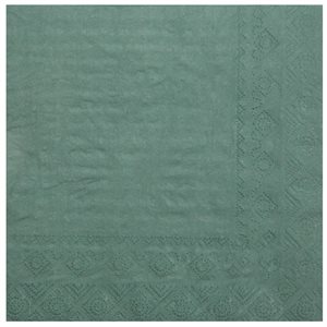 Serviette Crystal Eucalyptus 33 x 33 cm Sachet de 25 pièces
