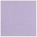 Serviette Crystal Parme Sachet de 25 pièces 33 x 33 cm