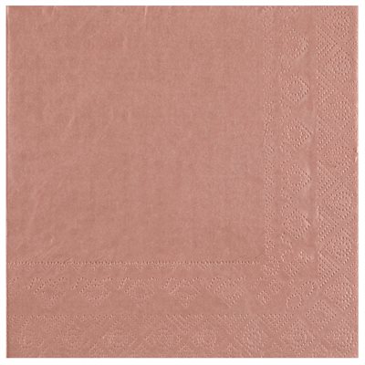 Serviette Crystal Rose gold Sachet de 25 pièces 33 x 33 cm Serviette Crystal Rose gold Sachet de 25 pièces 33 x 33 cm