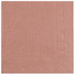 Serviette Crystal Rose gold Sachet de 25 pièces 33 x 33 cm