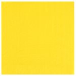 Serviette Crystal Jaune Sachet de 25 pièces 33 x 33 cm