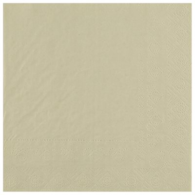 Serviette Crystal Sable 33 x 33 cm Sachet de 25 pièces Serviette Crystal Sable 33 x 33 cm Sachet de 25 pièces