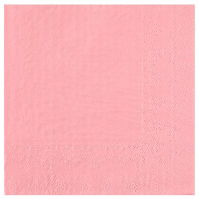 Serviette Crystal Rose 33 x 33 cm Sachet de 25 pièces Serviette Crystal Rose 33 x 33 cm Sachet de 25 pièces