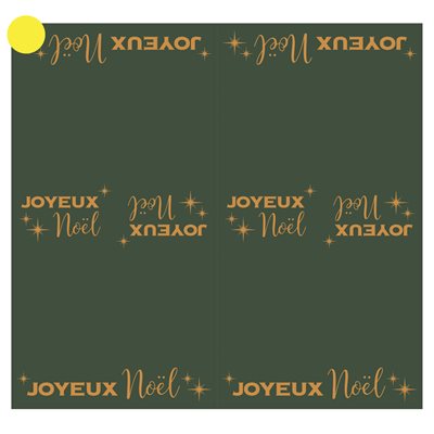 Set de table Noël chic Vert Ø 34 cm Sachet de 6 pièces Set de table Noël chic Vert Ø 34 cm Sachet de 6 pièces