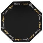 Set de table Réveillon Noir 34 x 34 cm Sachet de 6 pièces