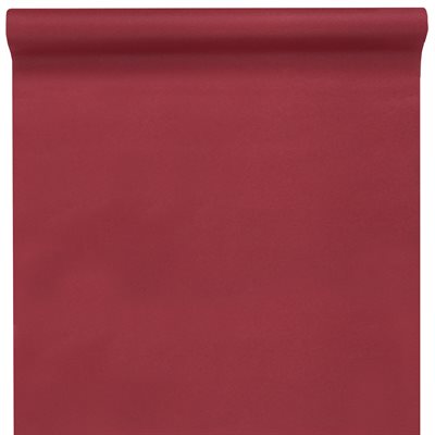 Nappe Harmony Bordeaux 120 cm R, de 10 mètres Nappe Harmony Bordeaux 120 cm R, de 10 mètres