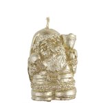 Bougie Père Noël Or Ø 5.5 x 9.5 cm La pièce