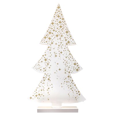 Sapin Etoilé Ivoire 10 x 4 x 27 cm La pièce Sapin Etoilé Ivoire 10 x 4 x 27 cm La pièce