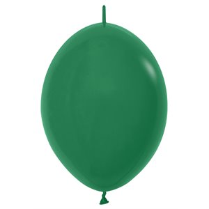 "06"" Fashion Forest Green Link-O-Loons (50pcs)"
