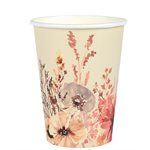 Gobelet Amour floral Ivoire Ø 7.8 x 9.7 cm  /  27cl Sachet de