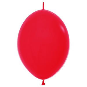 "12"" Fashion Red Link-O-Loons (25pcs)"
