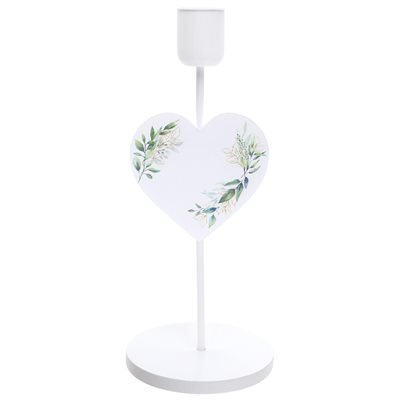 Bougeoir feuillage Vert Ø 10 x 23.5 cm La pièce Bougeoir feuillage Vert Ø 10 x 23.5 cm La pièce
