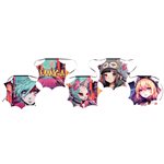 Banderole Manga Multicolore Pochette d'1 pièce 22 x 20 cm  / 