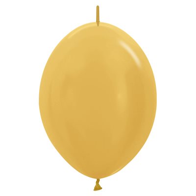 Link-O-Loons Or métallisé 12'' (25 pièces) Link-O-Loons Or métallisé 12'' (25 pièces)