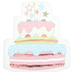 Serviette Gâteau Multicolore Sachet de 10 pièces 30 x 33 cm