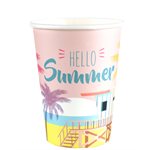 Gobelet Summer Multicolore Ø 7.8 x 9.7 cm  /  27cl Sachet de 1