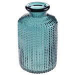 Vase bouteille Bleu Ø 6 x 10 cm La douzaine