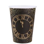 Gobelet Bonne Année golden Noir Ø 7.8 x 9.7 cm  /  27cl Sachet