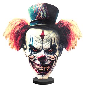Décor Clown tueur Multicolore 19 x 7 x 20 cm Sachet d'1 pièc