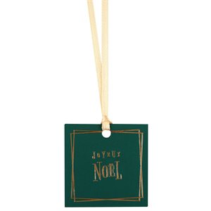 Marque-place Feuilles d'hiver Vert 5 x 5 cm Sachet de 6 pièc