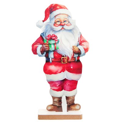 Décor Père Noël Multicolore 11 x 4 x 21 cm Sachet d'1 pièce Décor Père Noël Multicolore 11 x 4 x 21 cm Sachet d'1 pièce