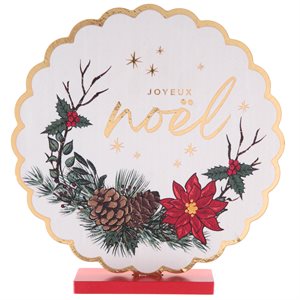 Décor Noël sous bois Multicolore 20 x 4 x 21 cm Sachet d'1 p