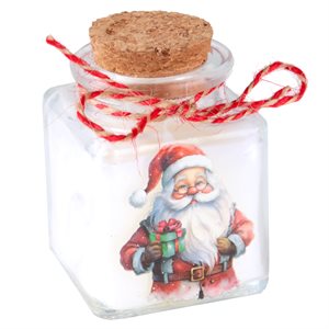 Bougie Père Noël Multicolore 4 x 4 x 6 cm La pièce