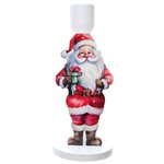 Bougeoir Père Noël Multicolore Ø 8 x 19 cm La pièce
