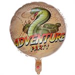 Ballon Alu Aventurier  45 cm. Hélium