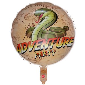 Ballon Alu Aventurier 45 cm. Hélium