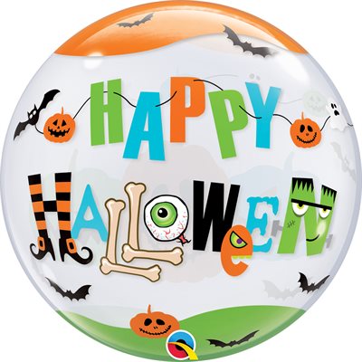 22'' M.HALLOWEEN FUN FONT BUBBLES
