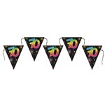 Banderole Âge Festicolor 70 ans 22 x 26 cm  /  300 cm