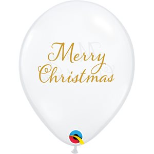 11'' B. SIMPLY MERRY CHRISTMAS CLAIR P / 50