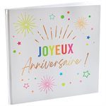 Livre d'or Anniversaire Festicolor Blanc