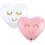 B.11''PETITS YEUX ROSE / BLANC  P / 50