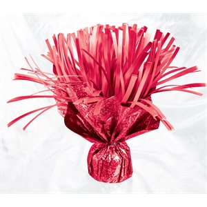 RED HOLO POMPOM WEIGHT