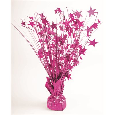 15 '' CENTRE DE TABLE ROSE FONCÉ HOLO 15 '' CENTRE DE TABLE ROSE FONCÉ HOLO