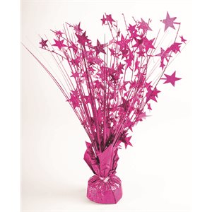 15'' CENTER PCS HOT PINK HOLO